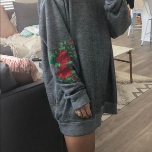 Wild fox embroidered road trip sweater